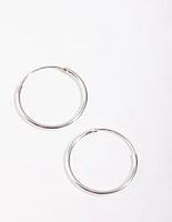 Sterling Silver 16mm Hoop Earrings