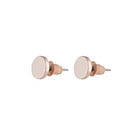 Rose Gold Disc Stud