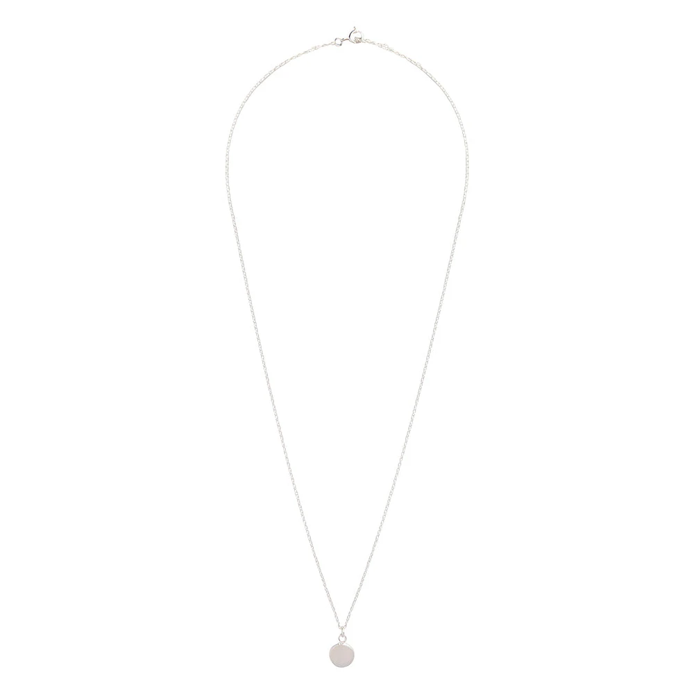 Sterling Silver Moonstone Pendant Necklace