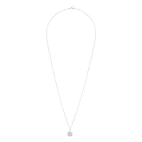 Sterling Silver Moonstone Pendant Necklace