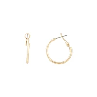 Polished Gold Dainty Hoop Earrings