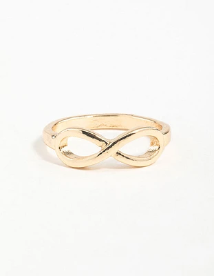 Gold Infinity Ring