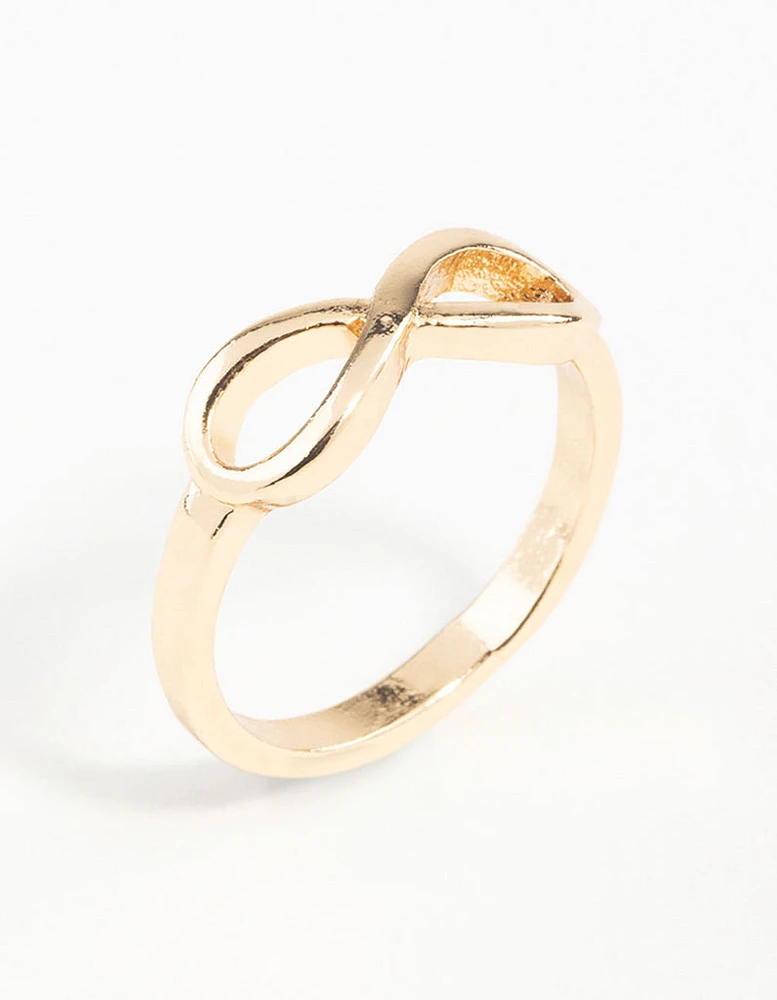 Gold Infinity Ring