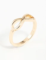 Gold Infinity Ring