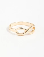 Gold Infinity Ring