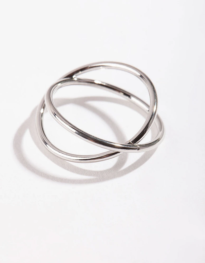 Silver Crossover X Ring