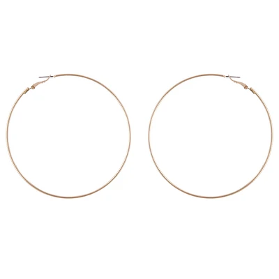 Gold Super Hoop Earrings