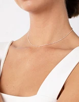 Sterling Silver Fine Ball Chain Choker