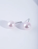 Pearl Ball Stud Earrings