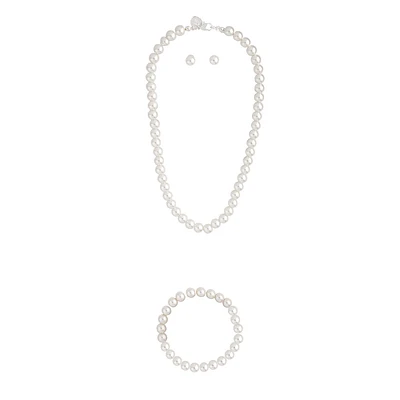 Classic Pearl Jewellery Set