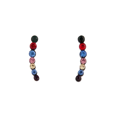 Black Multi-Coloured Ear Cuff