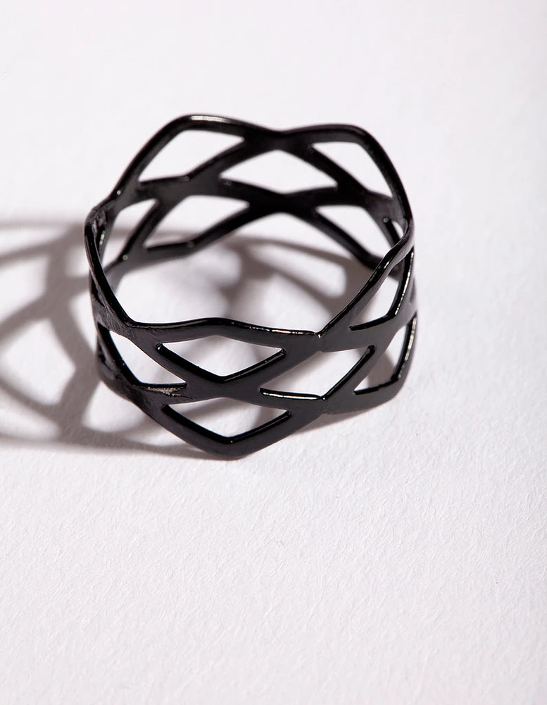 Coated Metal Crossover Ring