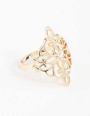 Gold Filigree Ring