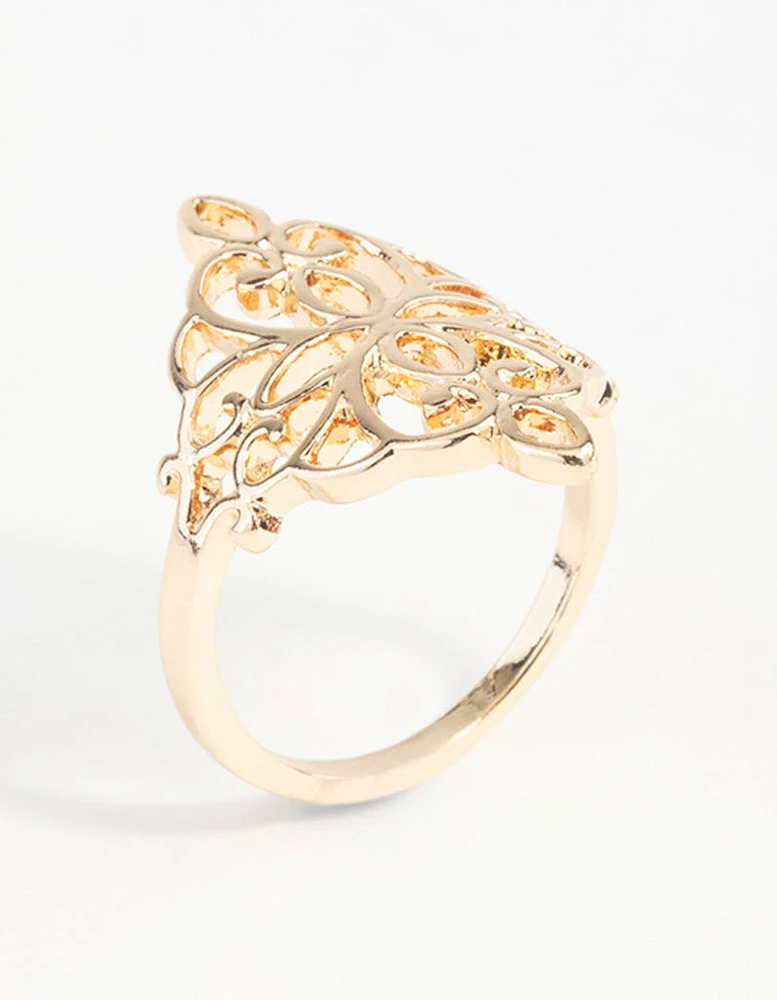 Gold Filigree Ring