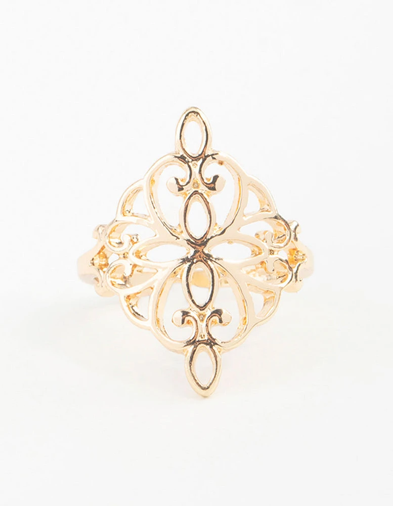 Gold Filigree Ring