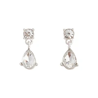 Mini Angelina Crystal Stud & Teardrop Earrings