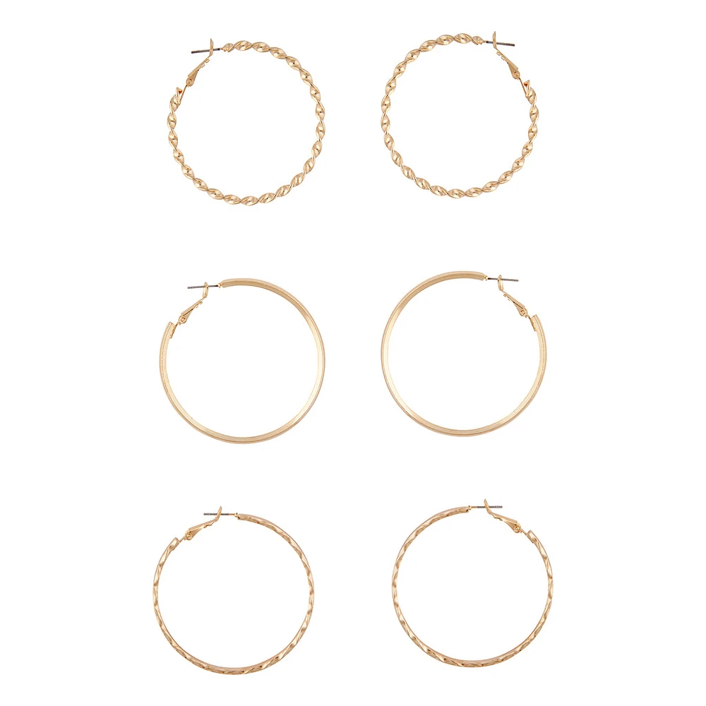 Gold Ultimate Hoop Earring Pack