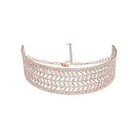 Rose Gold Diamante Choker