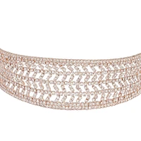 Rose Gold Diamante Choker