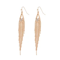 Gold Cascading Drop Earrings