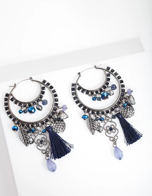 Blue Drop Earrings