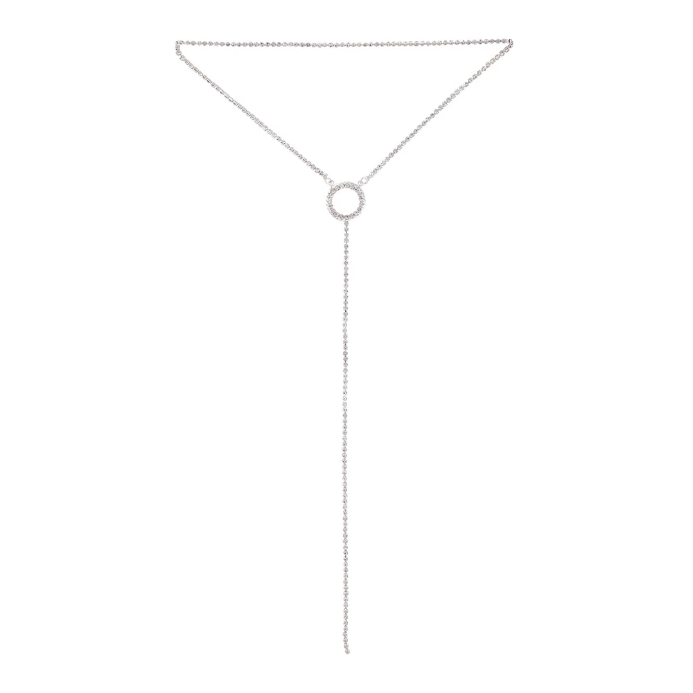 Silver Circle Cup Chain Choker