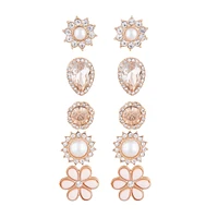 Gold Daisy 5-Pack Clip On Earring