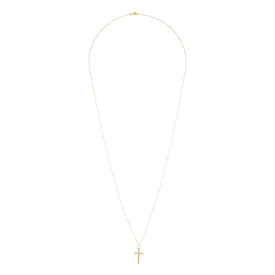 Gold Plated Cross Pendant Necklace