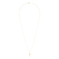 Gold Plated Cross Pendant Necklace