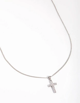 Crystal Cross Necklace