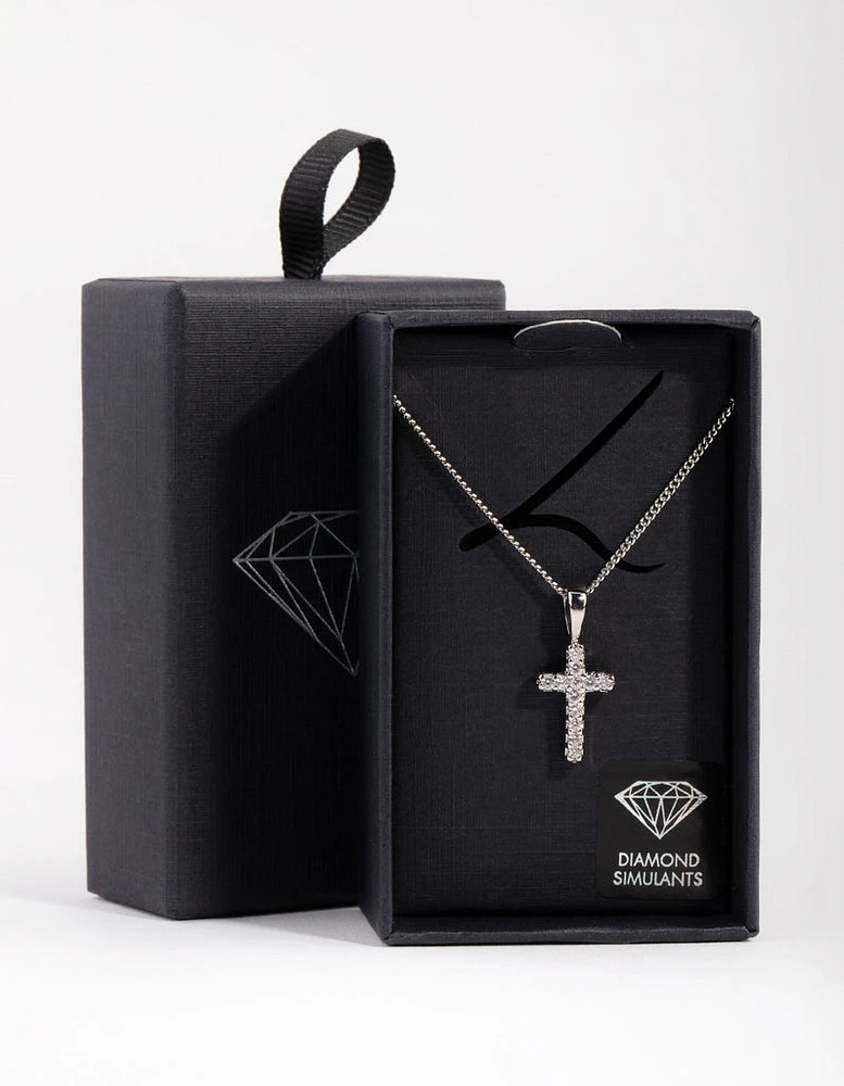 Crystal Cross Necklace