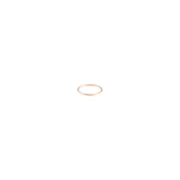 Polished Rose Gold Thin Clicker Ring