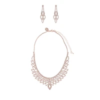 Rose Gold Decorative Diamante Set