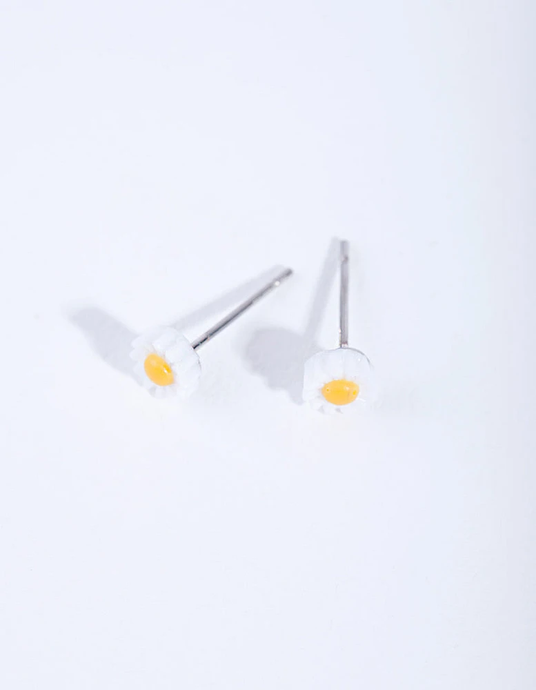 Small Daisy Stud Earrings