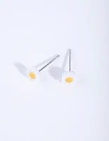 Small Daisy Stud Earrings