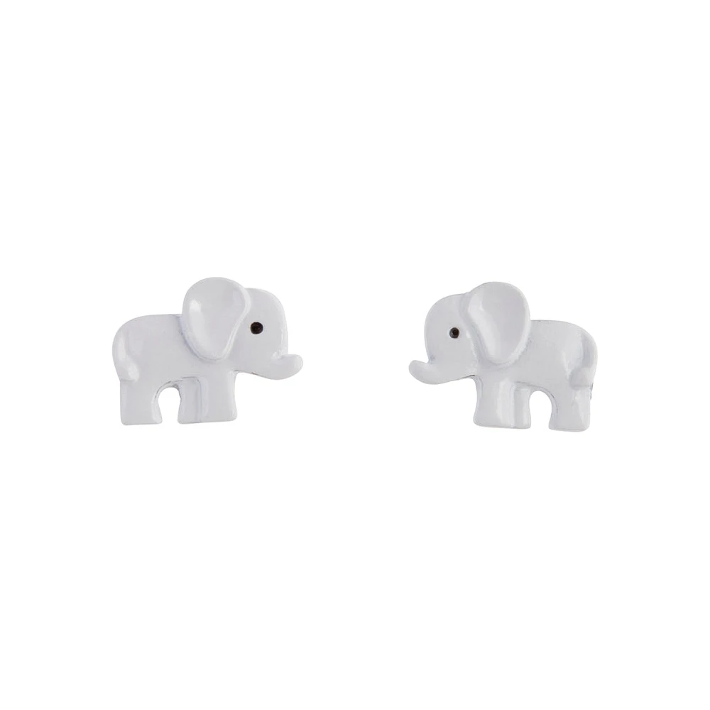 Mini Elephant Stud Earrings