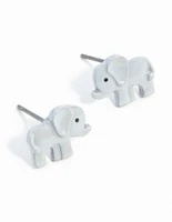 Mini Elephant Stud Earrings