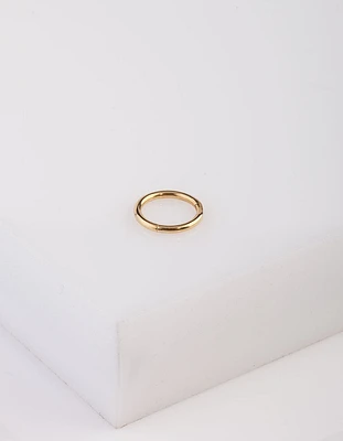 Gold Surgical Steel Clicker Ring