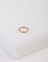 Gold Surgical Steel Clicker Ring