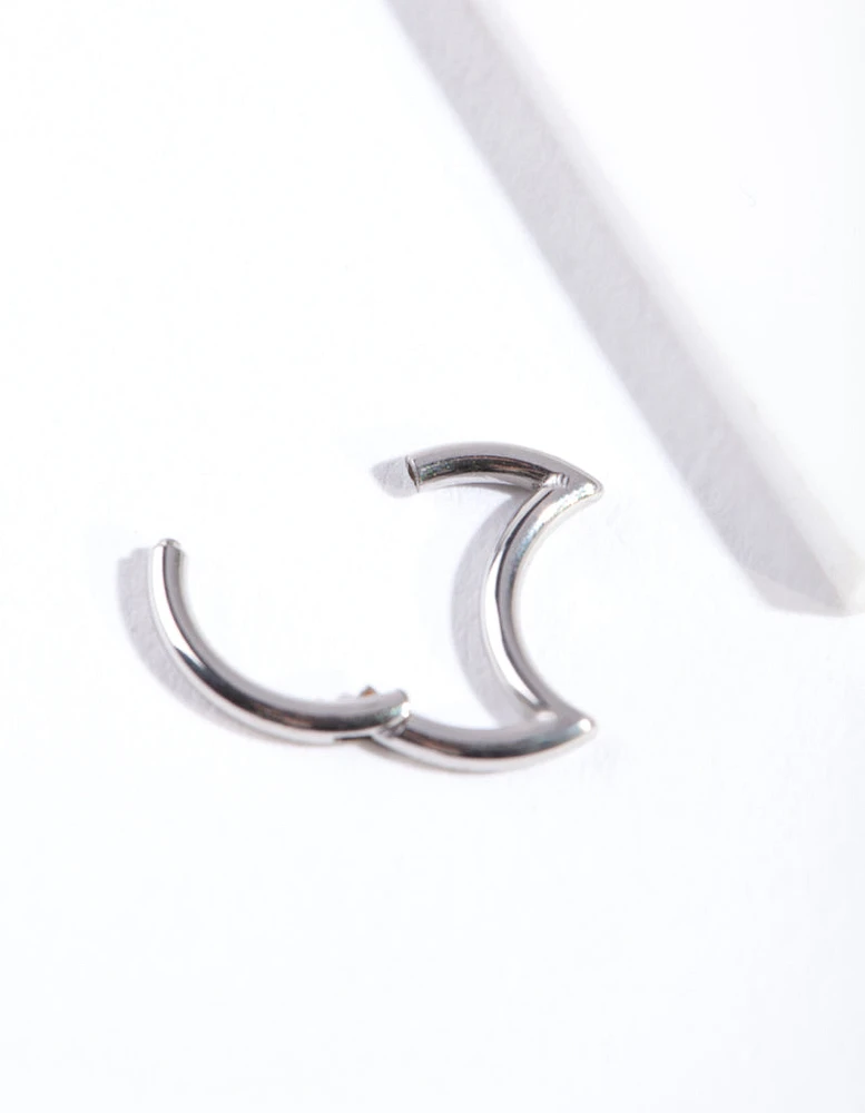 Surgical Steel Crescent Moon Clicker