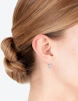 Sterling Silver Chunky Huggie Earrings