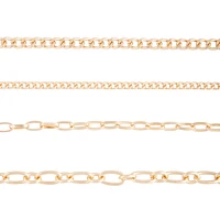 Gold Multi Chain Link Choker Pack