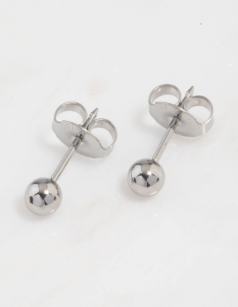 Surgical Steel Ball Piercing Stud 4mm