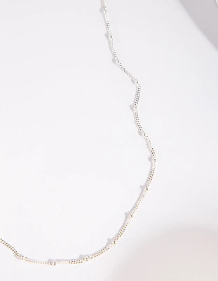 Sterling Silver Ball Chain Necklace