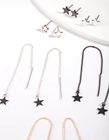 Rose Gold Mixed Earring 6-Pack