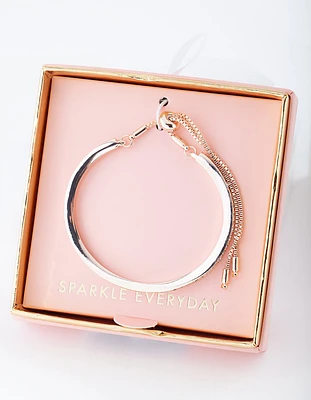 Rose Gold Diamante Bangle Gift Box