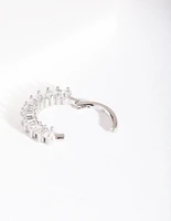 Surgical Steel Gem Lined Clicker Earring