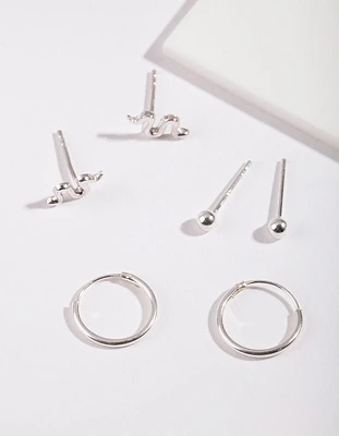 Sterling Silver Snake Earring Pack