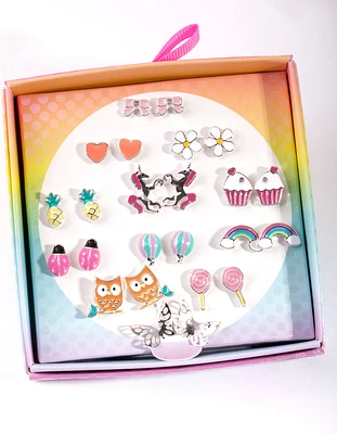 Kids Fun Multi Stud Earring 12-Pack