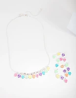 Kids Make Your Own Rainbow Necklace